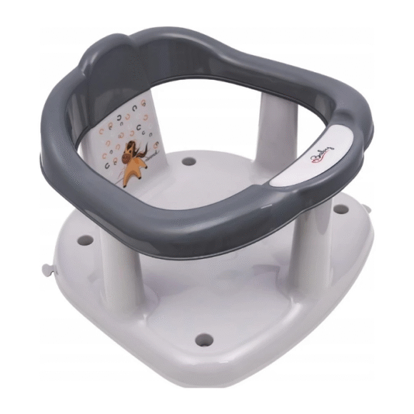 Scaun de baie pentru bebelusi Pony Grey