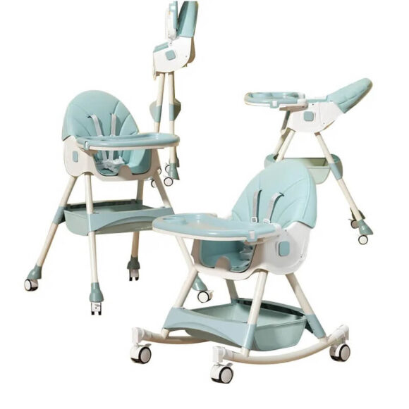 Scaun de masa multifunctional Little Mom Green